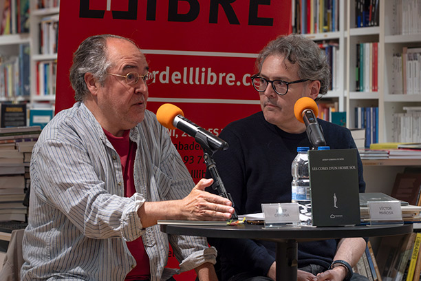Presentació de «Les coses d'un home sol», de Josep Gerona, a Sabadell